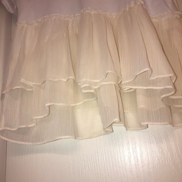 NWOT t-shirt with tule at bottom! - Picture 4 of 4